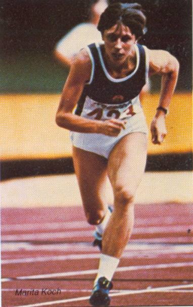 Nei 200: risale al 1979 il 21”21  della tedesca  Marita Koch. La 57enne  detiene anche il record dei 400, corsi in 47”60 a Canberra nel 1985. Archivio Gazzetta